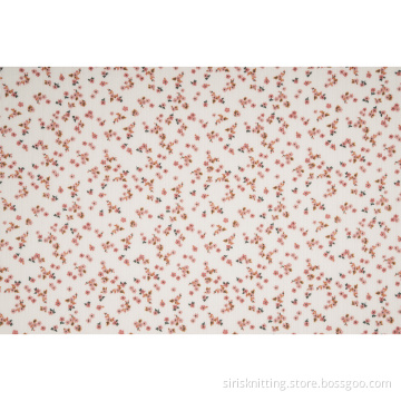 Ribbed Swimwear Print 100% Polyester Satin Fabric Printing